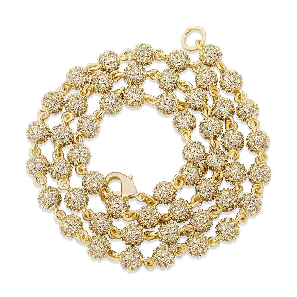 Iced Ball Chain 14K - ICECI