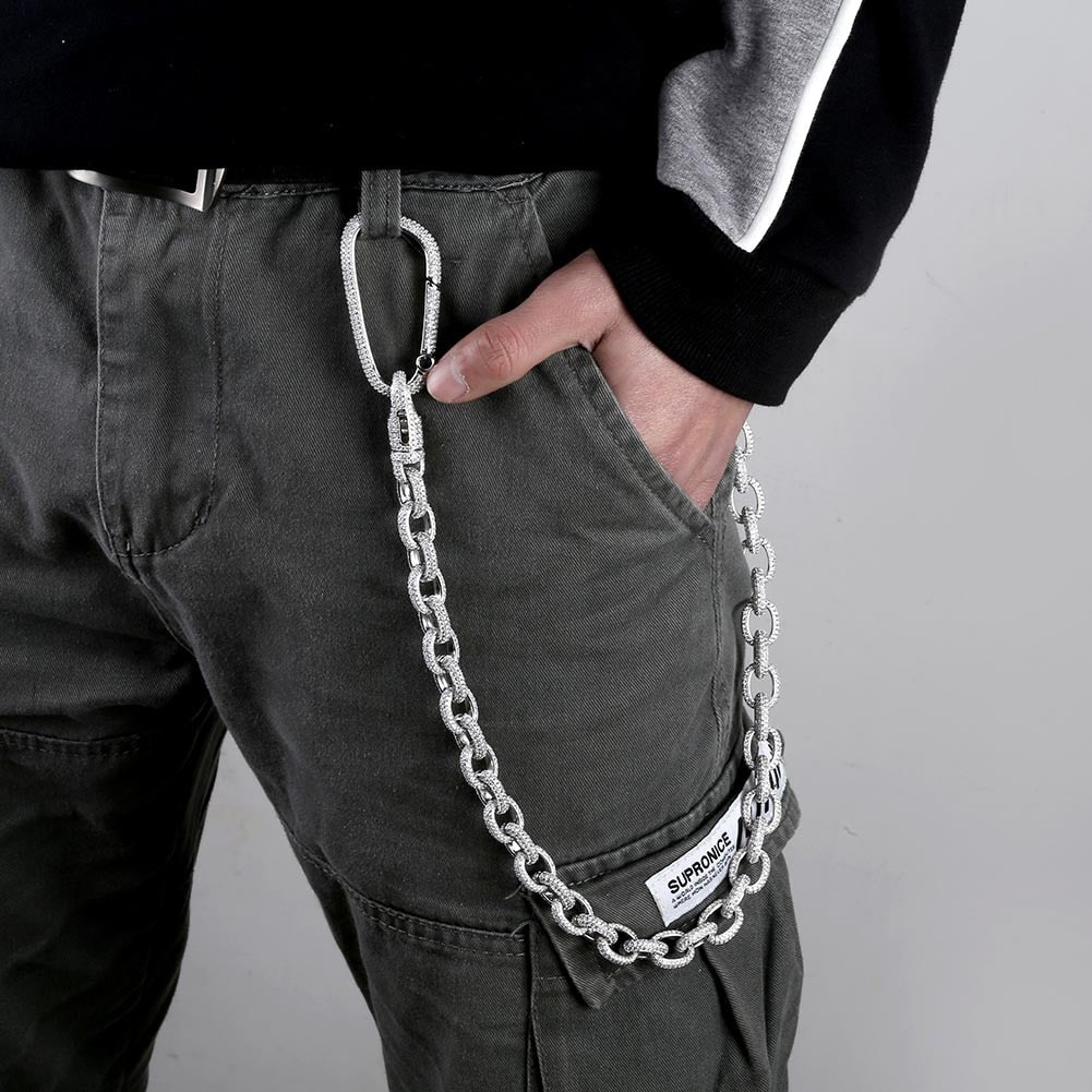 Iced Carabiner Keychain 14K - ICECI