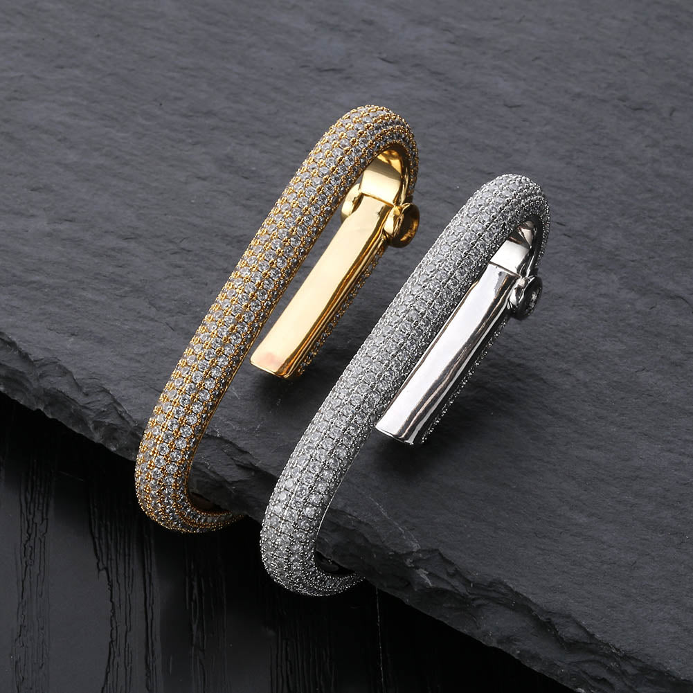 Iced Carabiner Keychain 14K - ICECI