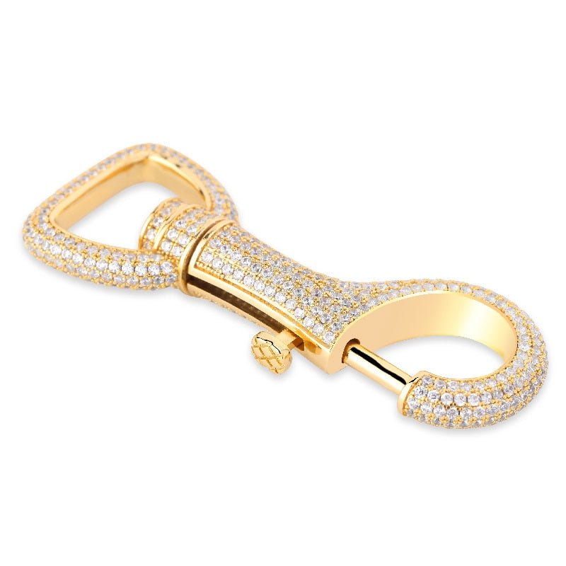 Iced Carabiner Keychain 14K - ICECI