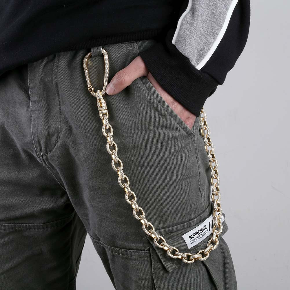 Iced Carabiner Keychain 14K - ICECI