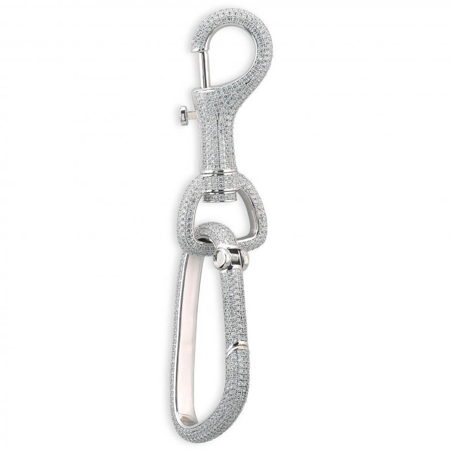 Iced Carabiner Keychain 14K - ICECI