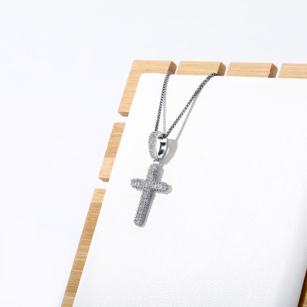 Iced Cross Pendant 14K x Sterling Silver - ICECI