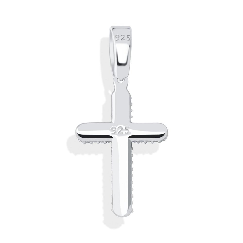 Iced Cross Pendant 14K x Sterling Silver - ICECI