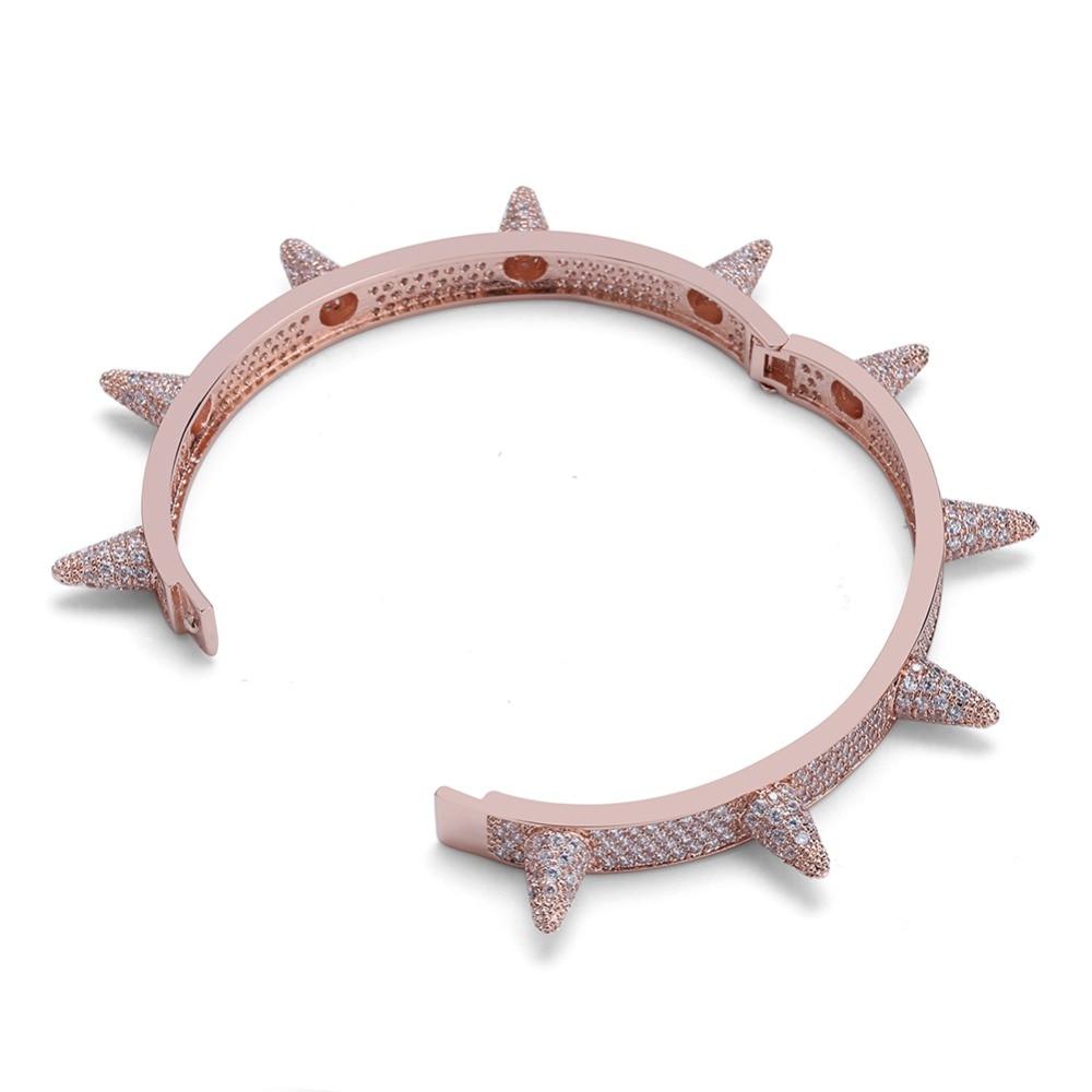 Iced Spike Rivets Cuff 18K - ICECI