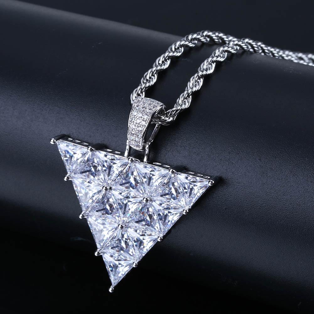 Inverted Triangle Pendant 18K - ICECI