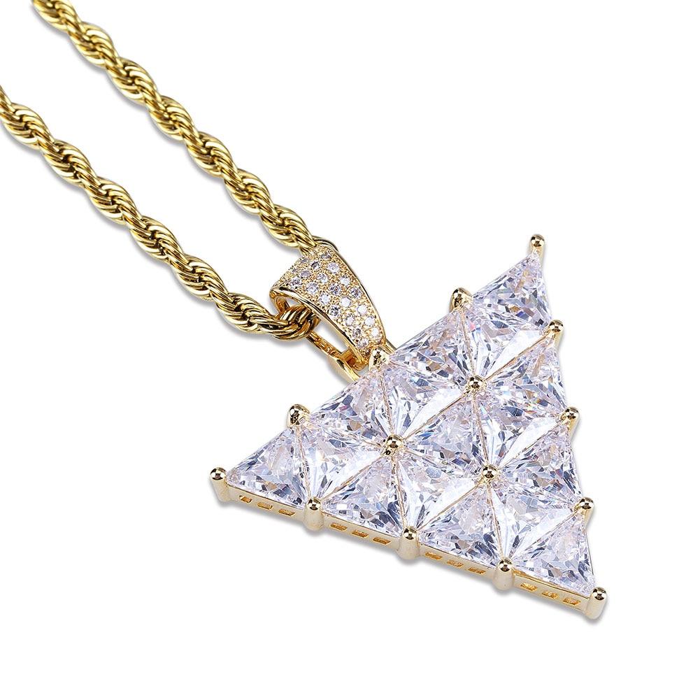 Inverted Triangle Pendant 18K - ICECI