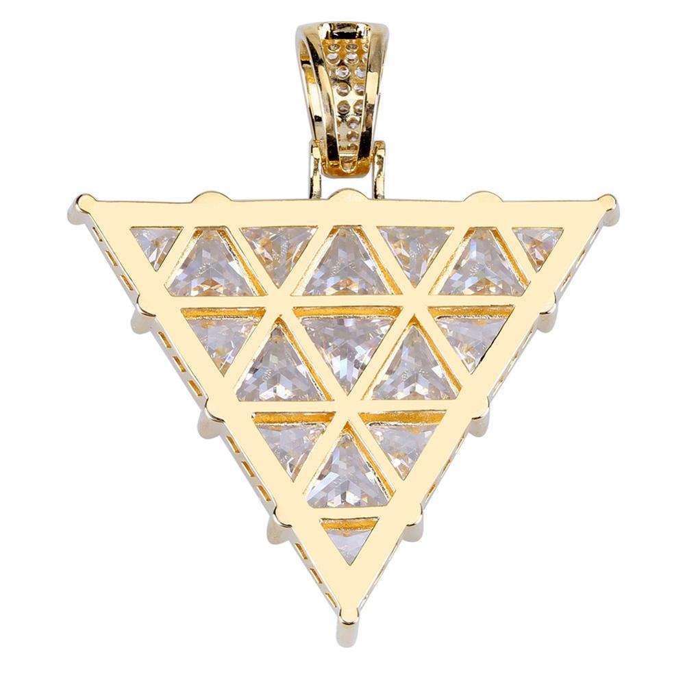 Inverted Triangle Pendant 18K - ICECI