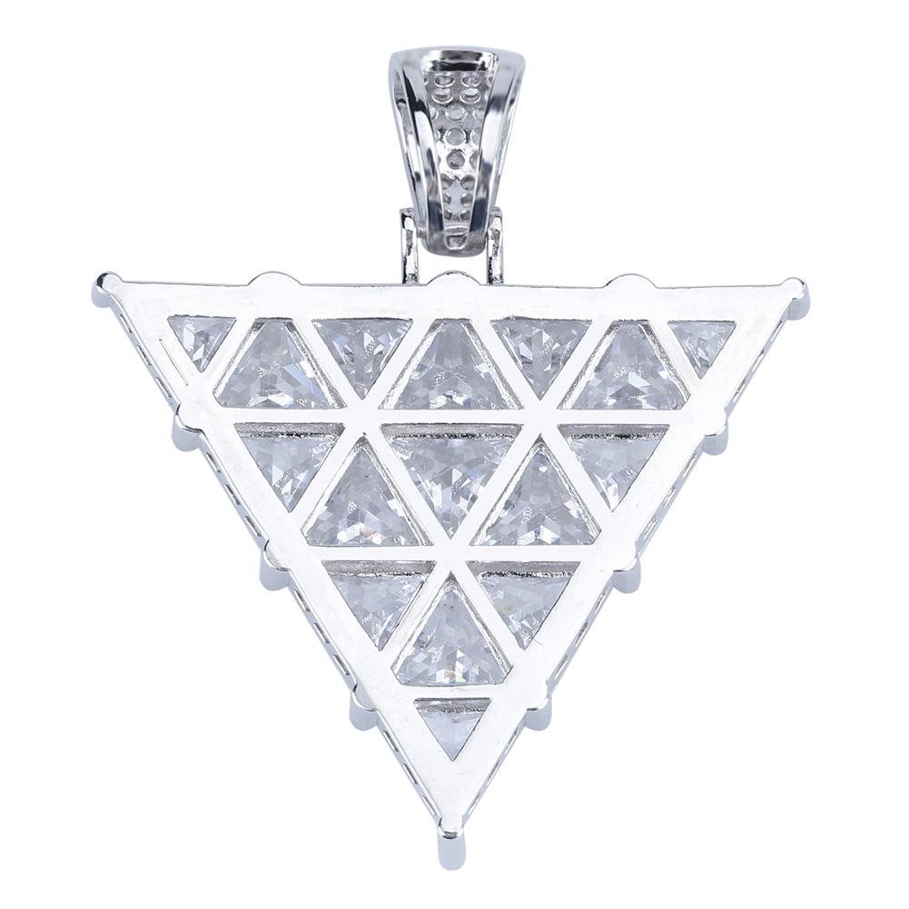 Inverted Triangle Pendant 18K - ICECI