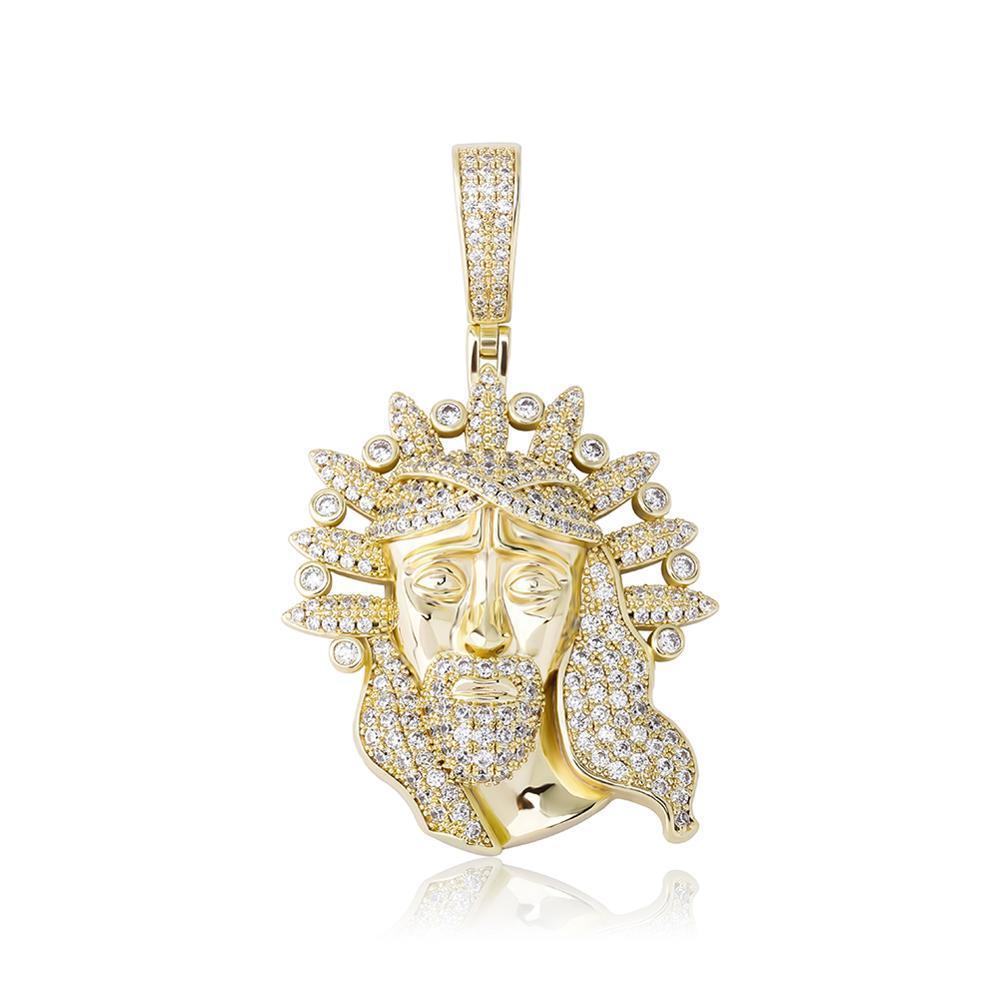 Jesus May Cry Pendant 14K - ICECI