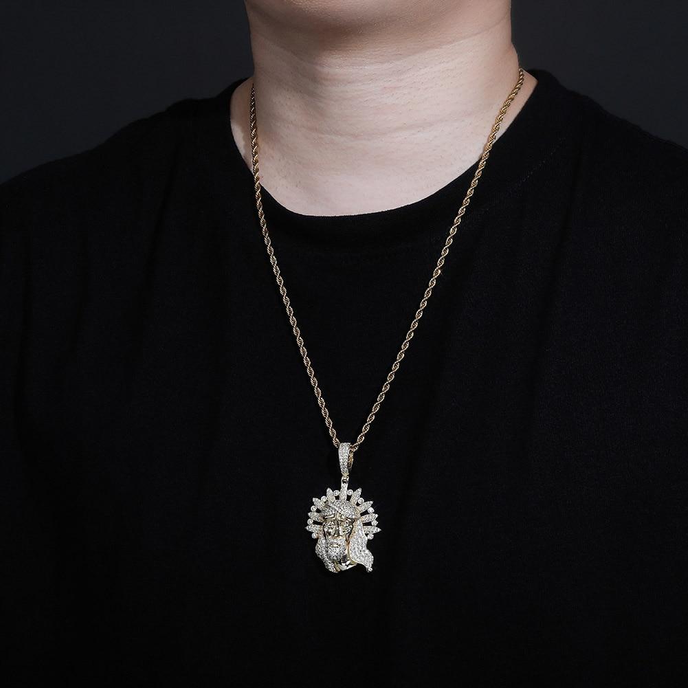 Jesus May Cry Pendant 14K - ICECI