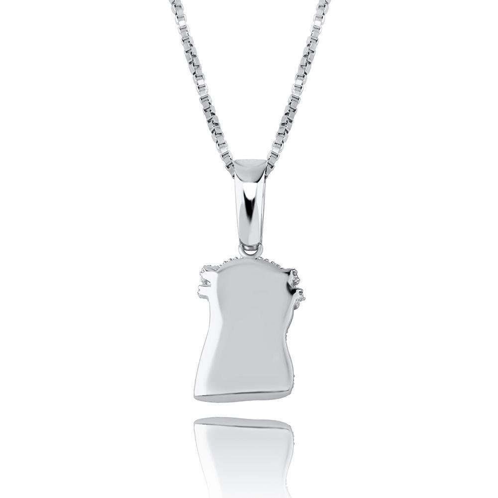 Jesus Piece Pendant 14K x Sterling Silver - ICECI
