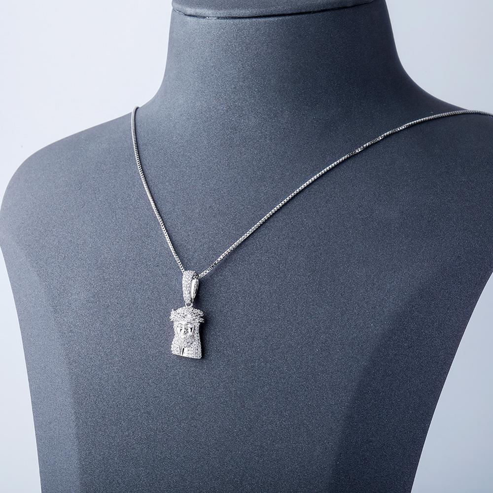 Jesus Piece Pendant 14K x Sterling Silver - ICECI