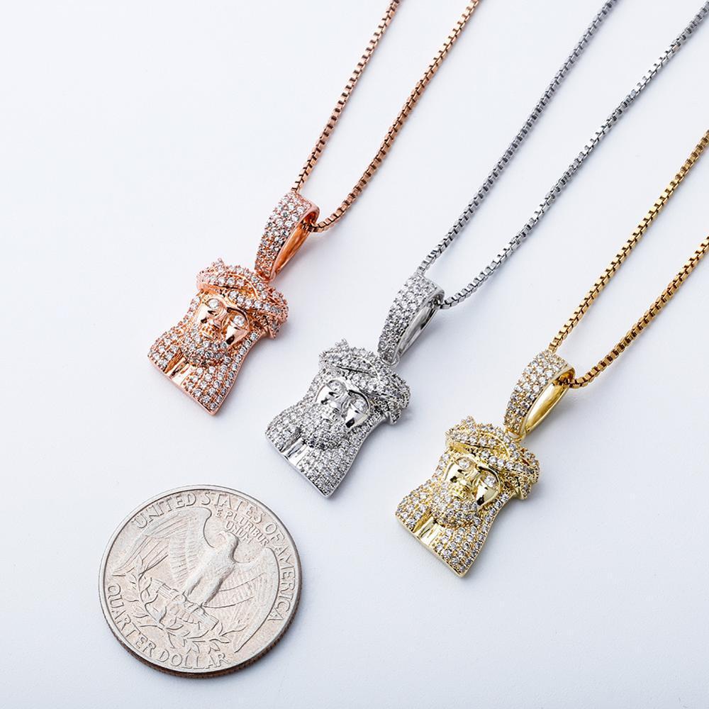 Jesus Piece Pendant 14K x Sterling Silver - ICECI