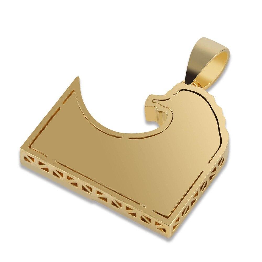 Kanagawa Wave Pendant 18K - ICECI