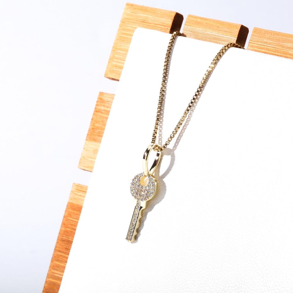 Key Pendant 14K x Sterling Silver - ICECI