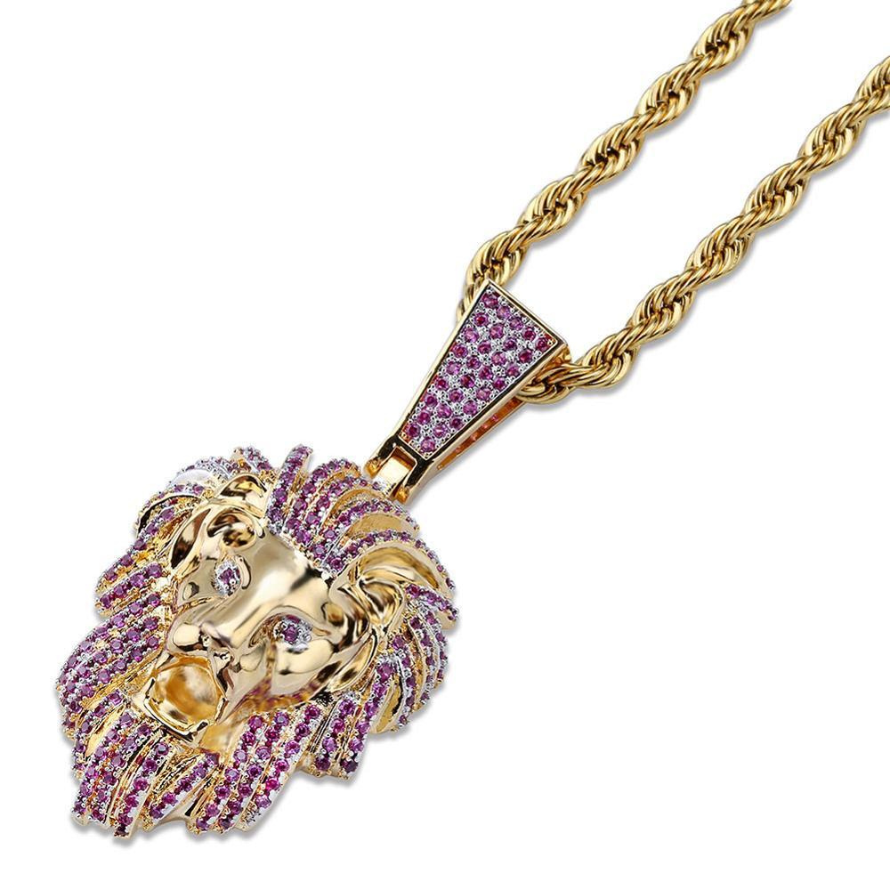 King Lion Pendant 18K - ICECI