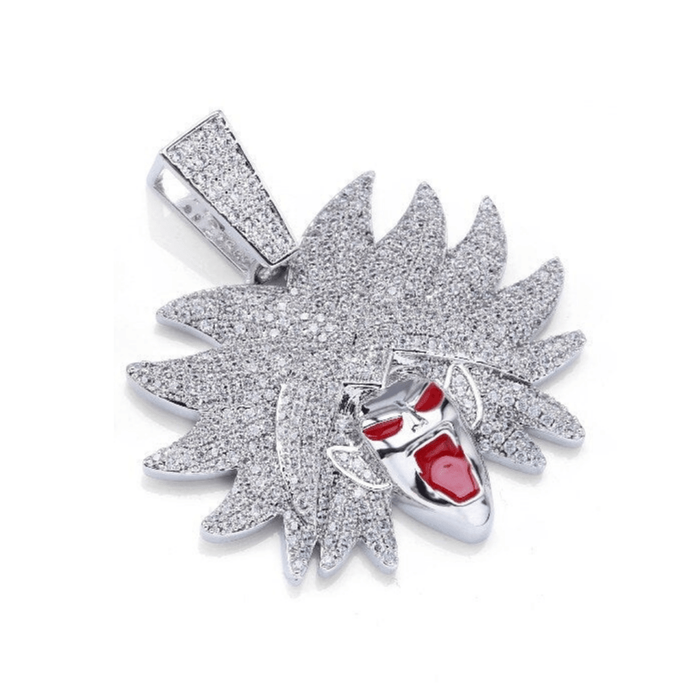 Legendary Super Saiyan Villain Pendant 18K - ICECI