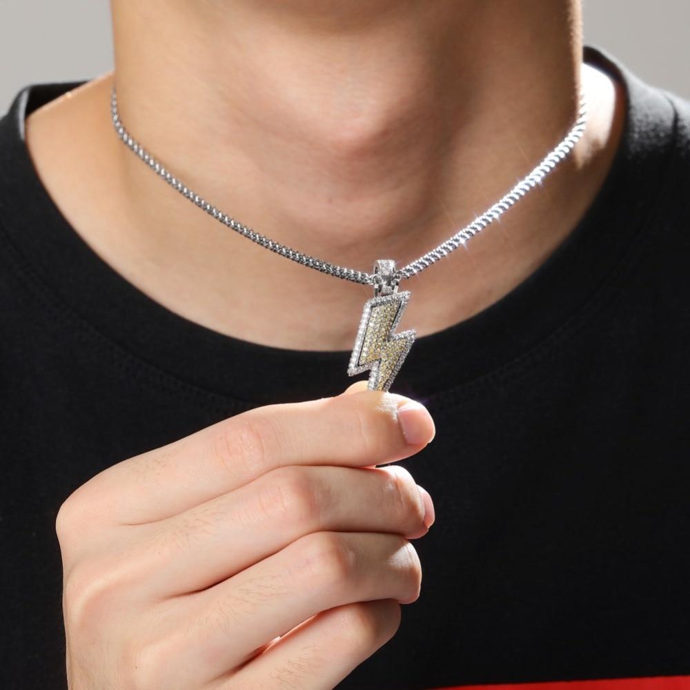 Lightning Bolt Pendant 18K - ICECI