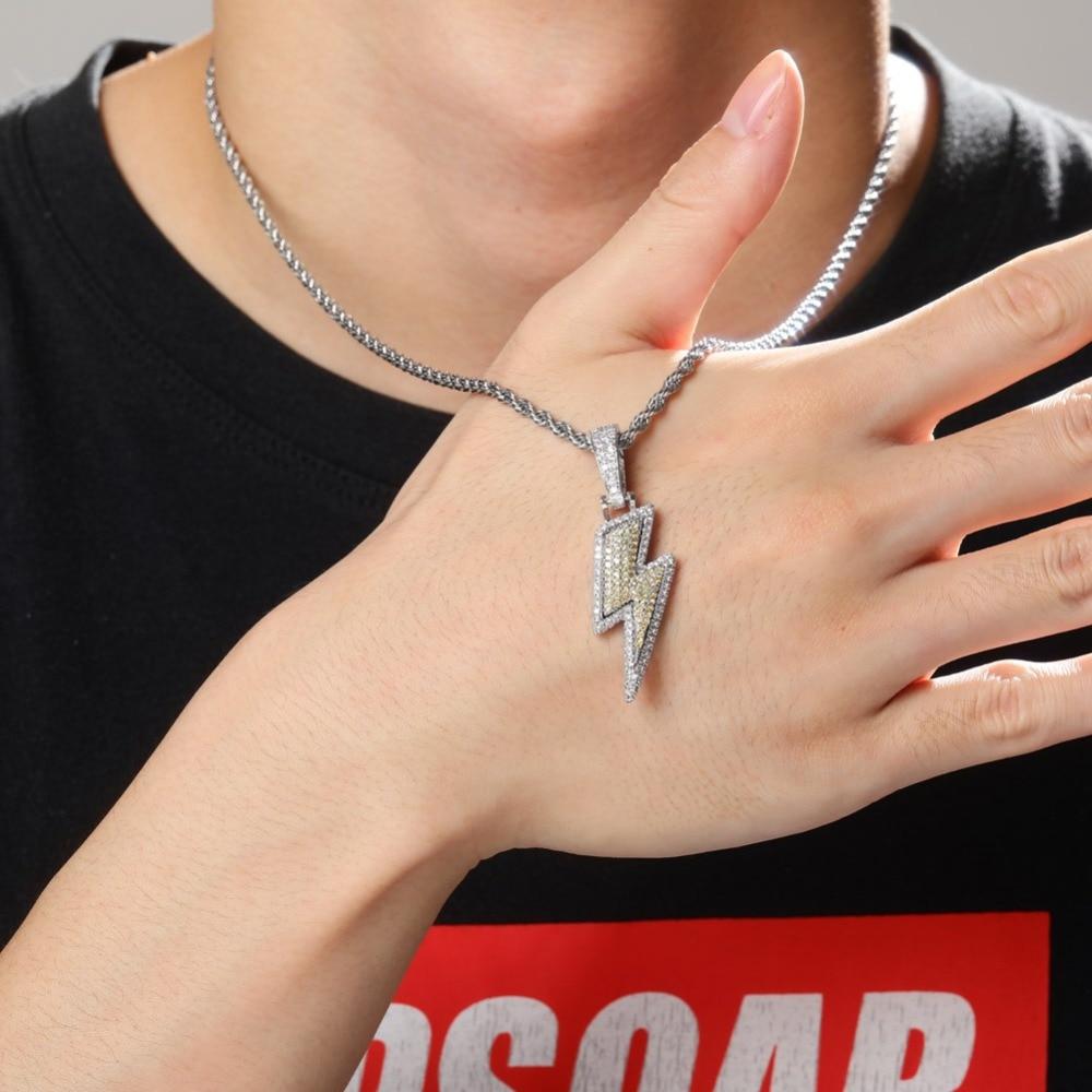 Lightning Bolt Pendant 18K - ICECI