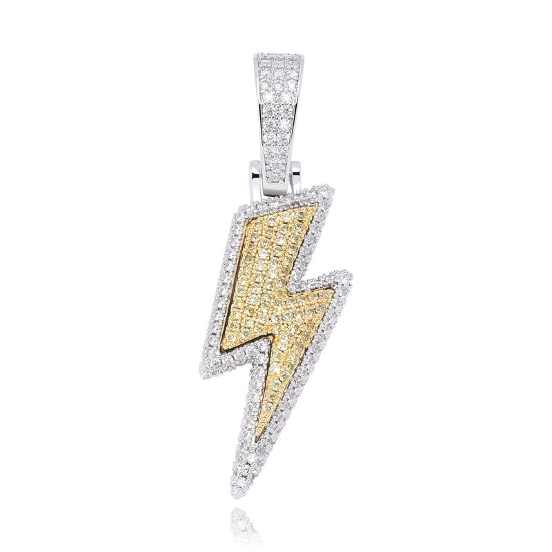 Lightning Bolt Pendant 18K - ICECI