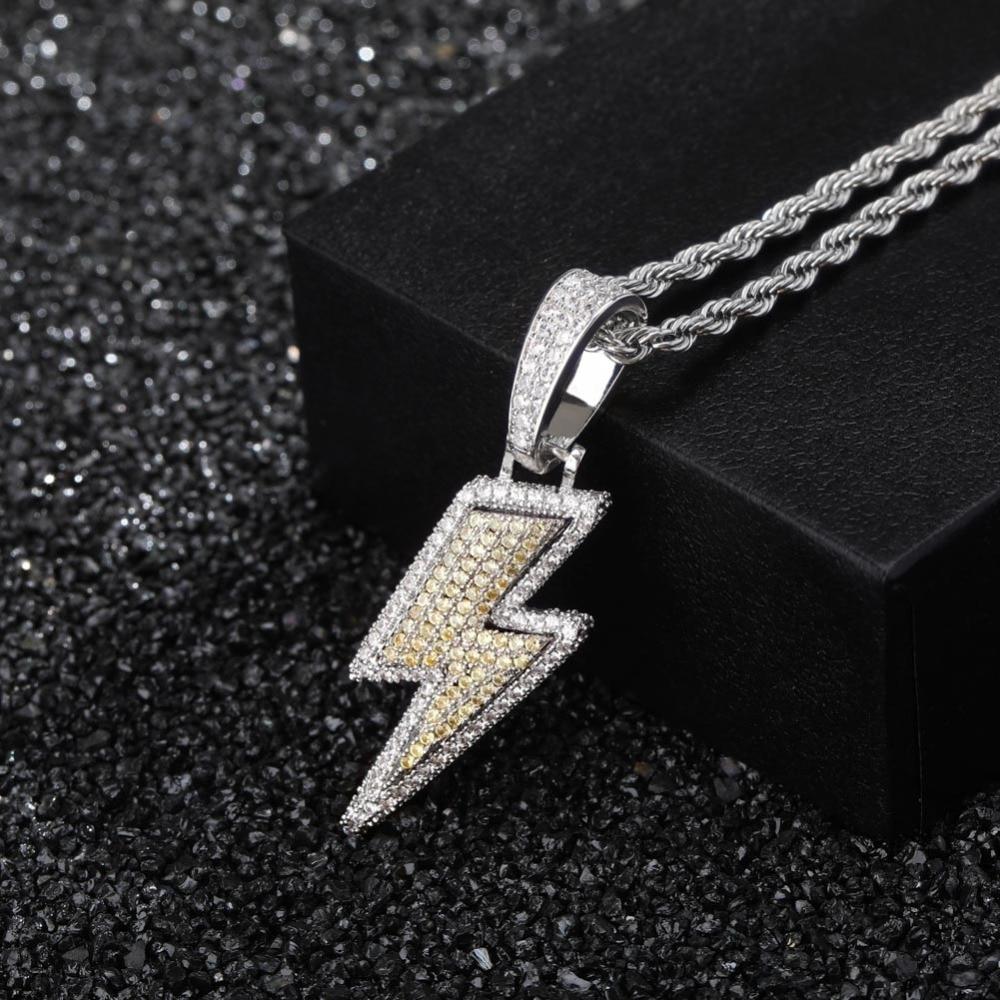 Lightning Bolt Pendant 18K - ICECI