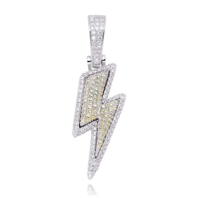 Lightning Bolt Pendant 18K - ICECI