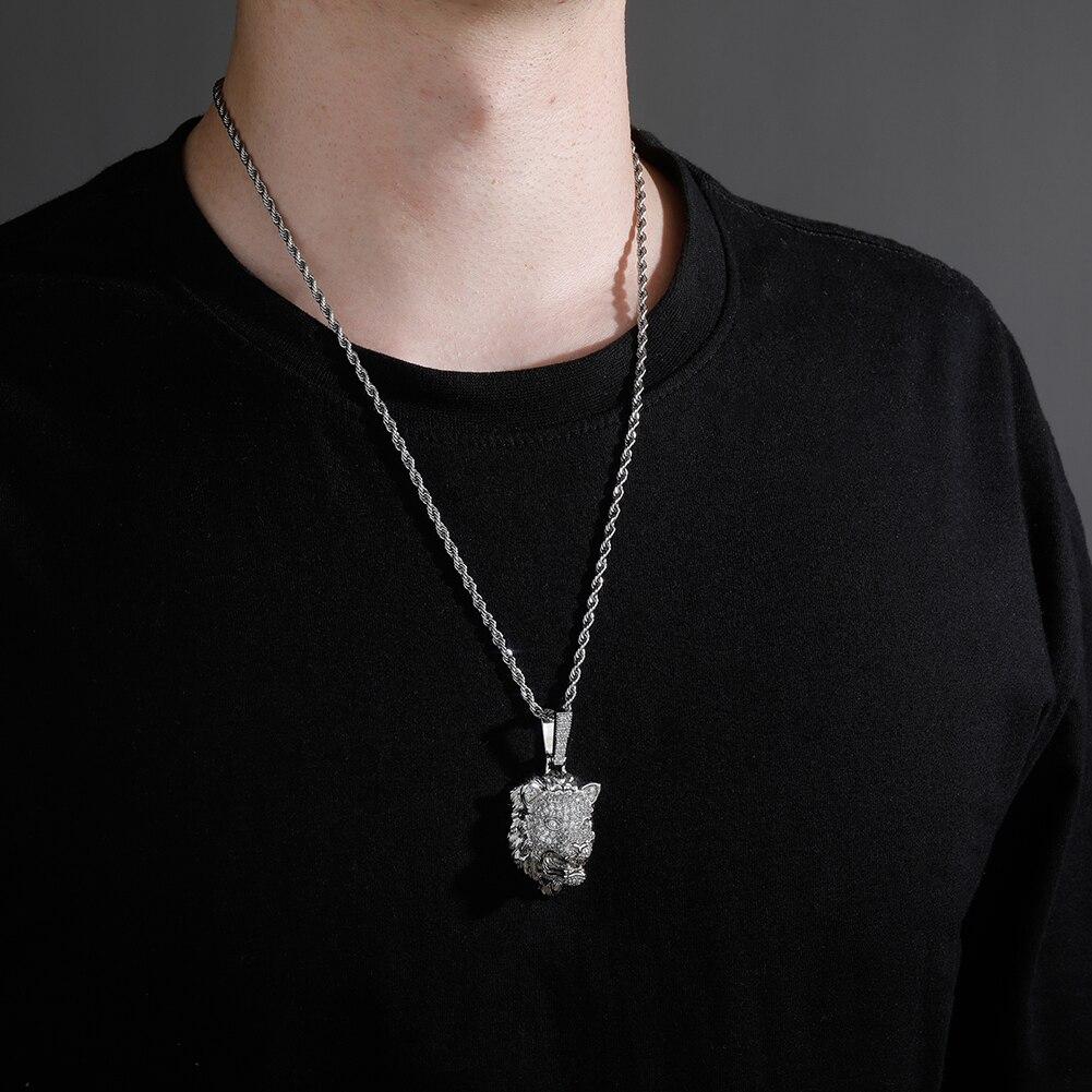 Lion Head Pendant 14K - ICECI