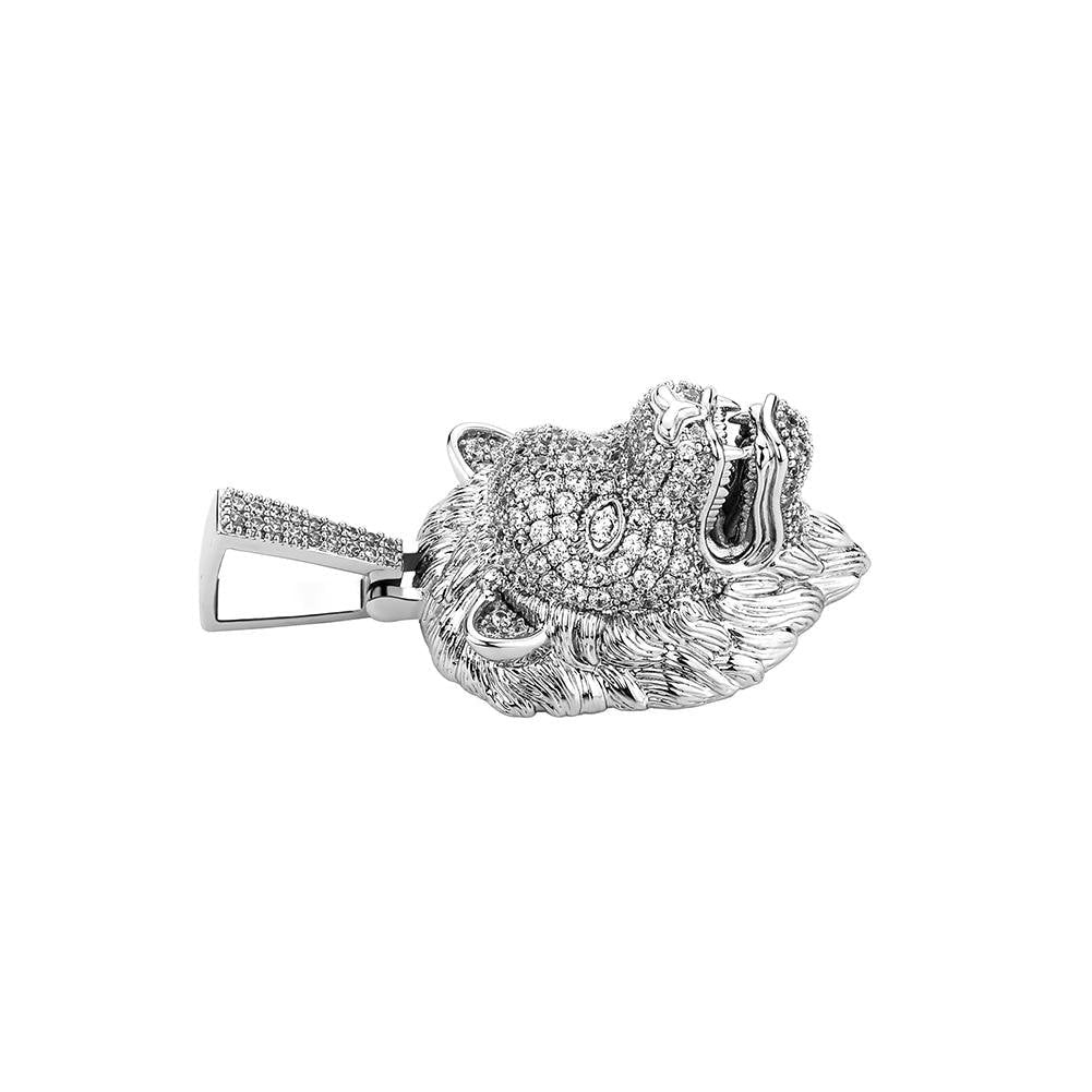Lion Head Pendant 14K - ICECI