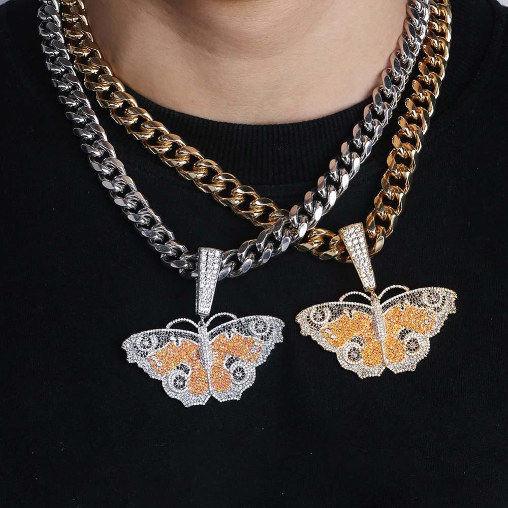 Metamorphosis Butterfly Pendant 14K - ICECI