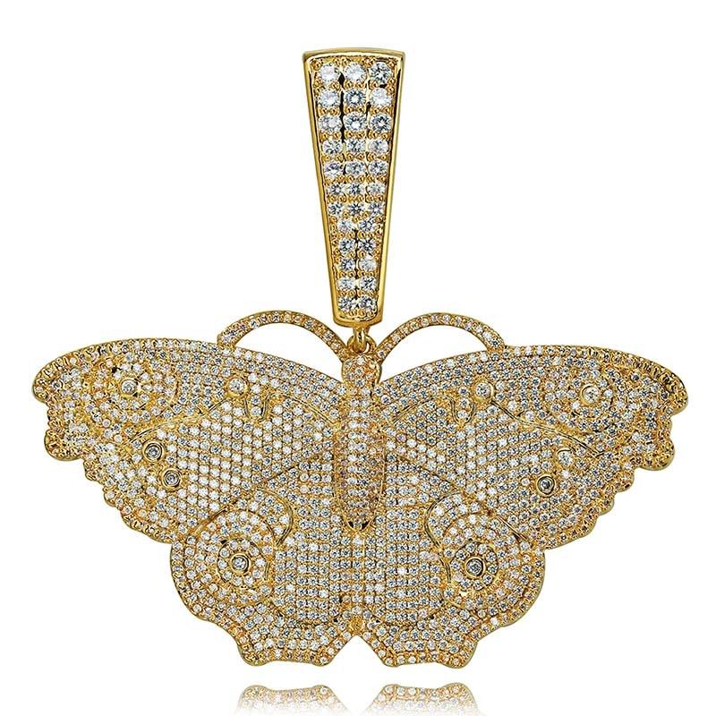 Metamorphosis Butterfly Pendant 14K - ICECI