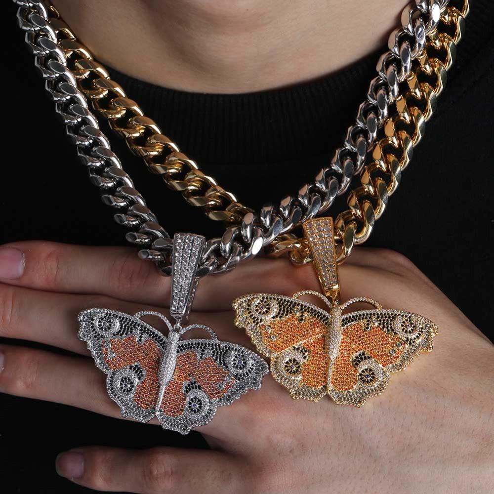 Metamorphosis Butterfly Pendant 14K - ICECI