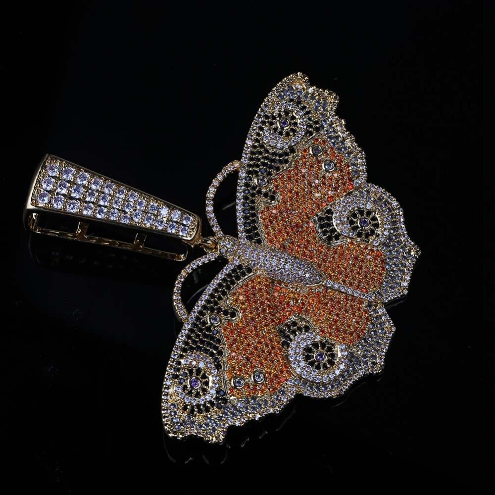 Metamorphosis Butterfly Pendant 14K - ICECI