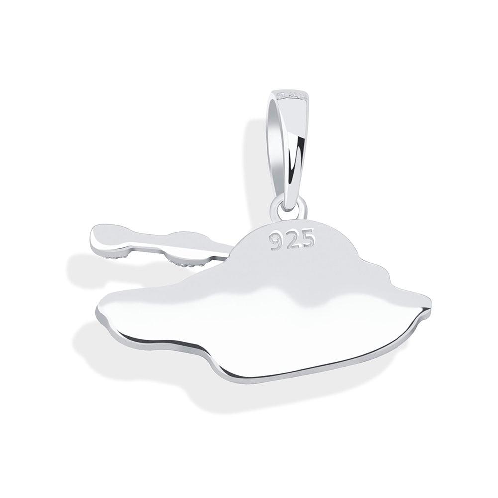 Military Tank Pendant 14k x Sterling Silver - ICECI