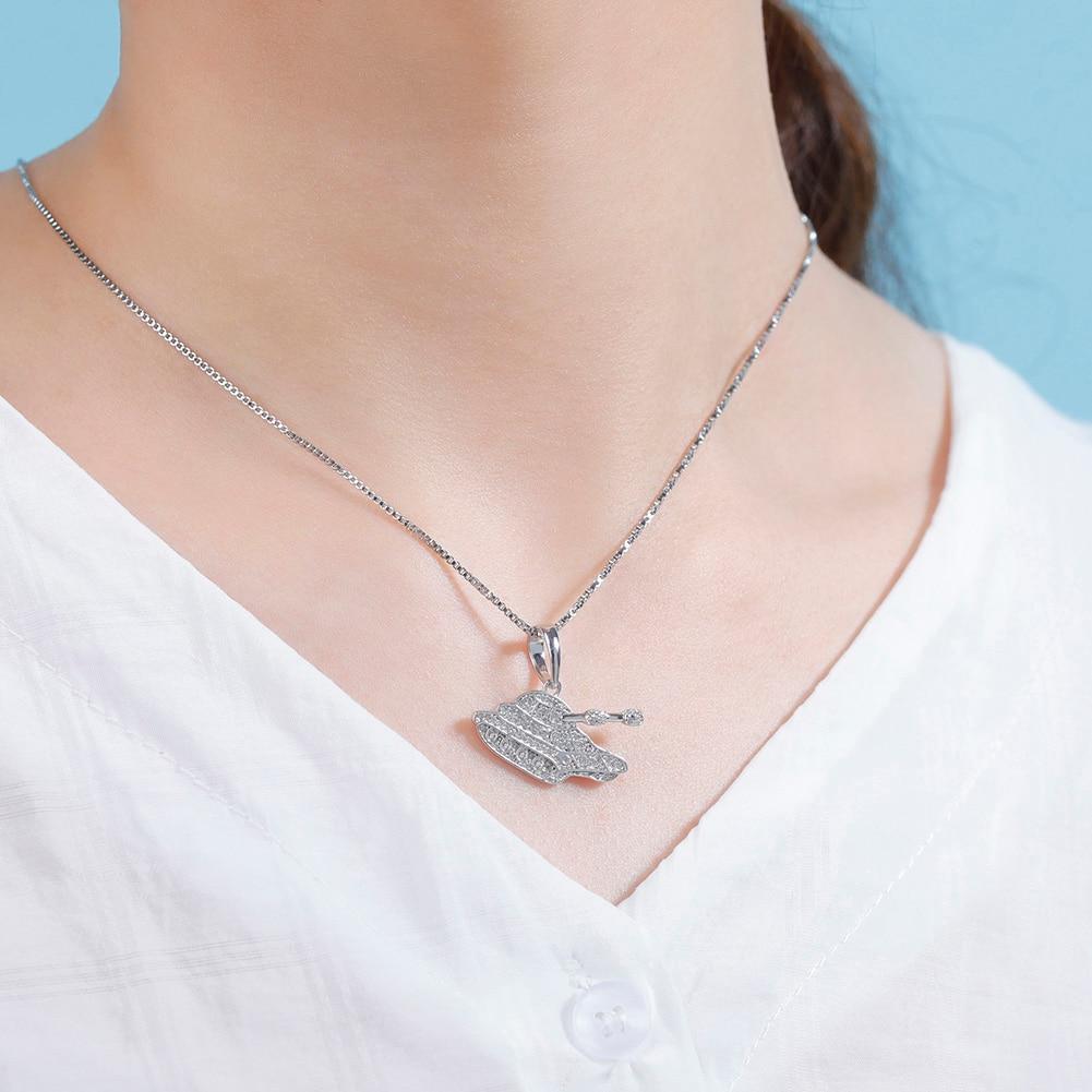 Military Tank Pendant 14k x Sterling Silver - ICECI