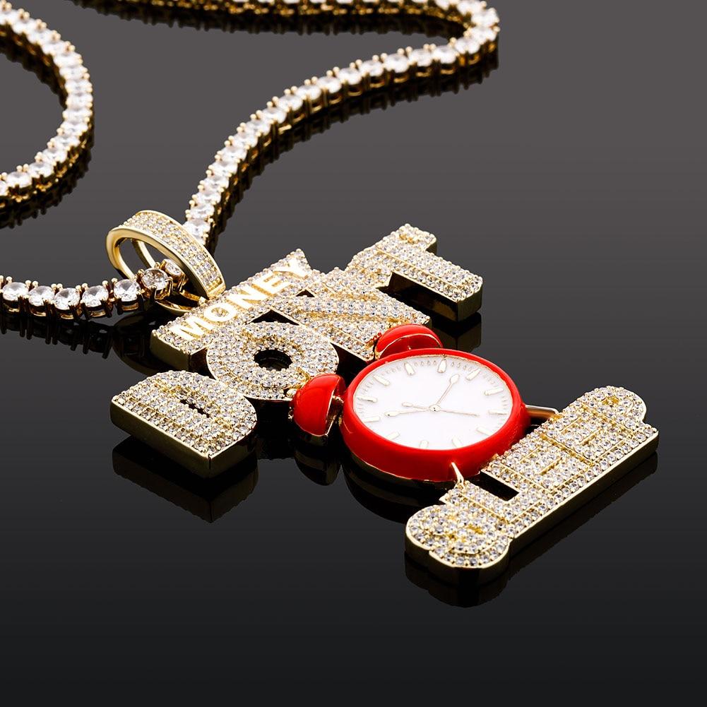 Money Don't Sleep Pendant 14K - ICECI