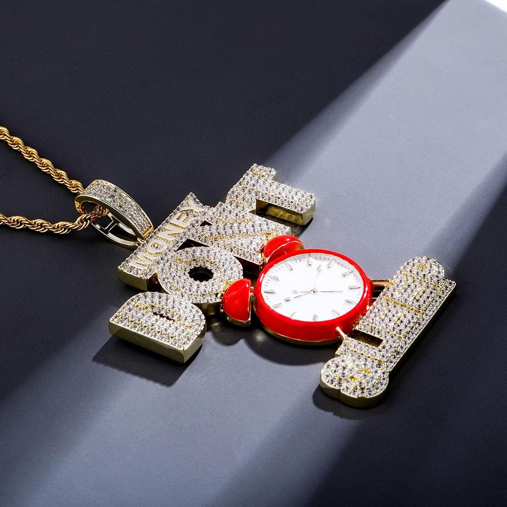 Money Don't Sleep Pendant 14K - ICECI