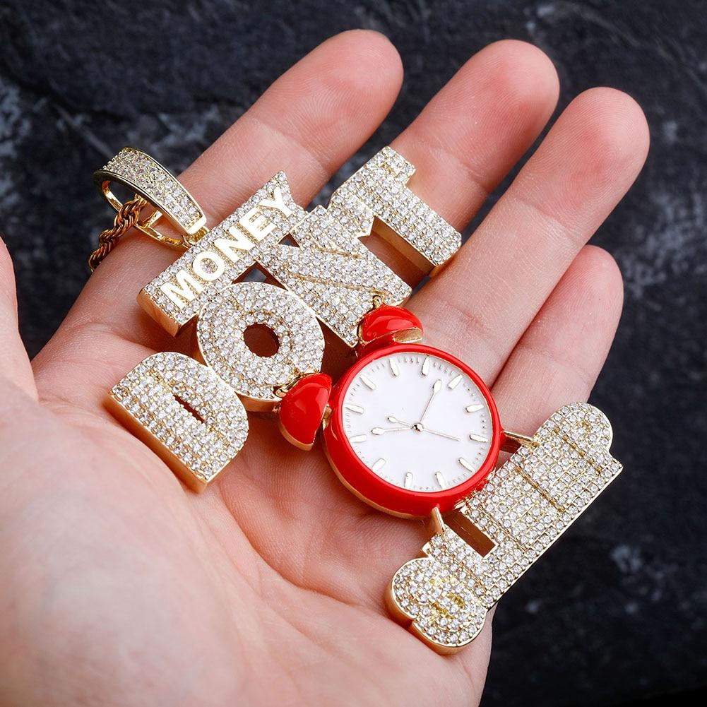 Money Don't Sleep Pendant 14K - ICECI