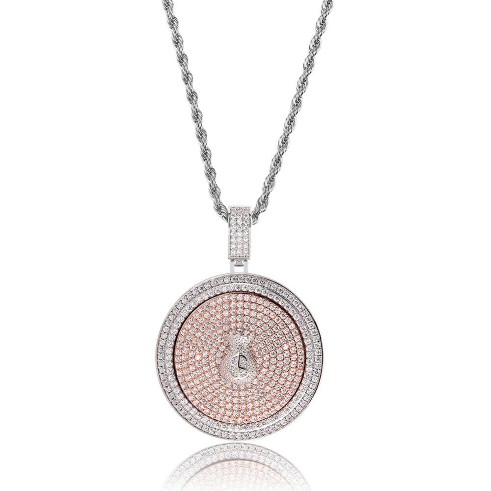 Money Spinner Pendant 14K - ICECI
