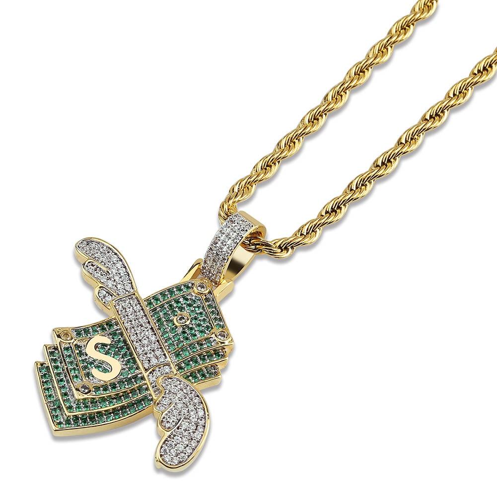 Money Wings Pendant 18K - ICECI