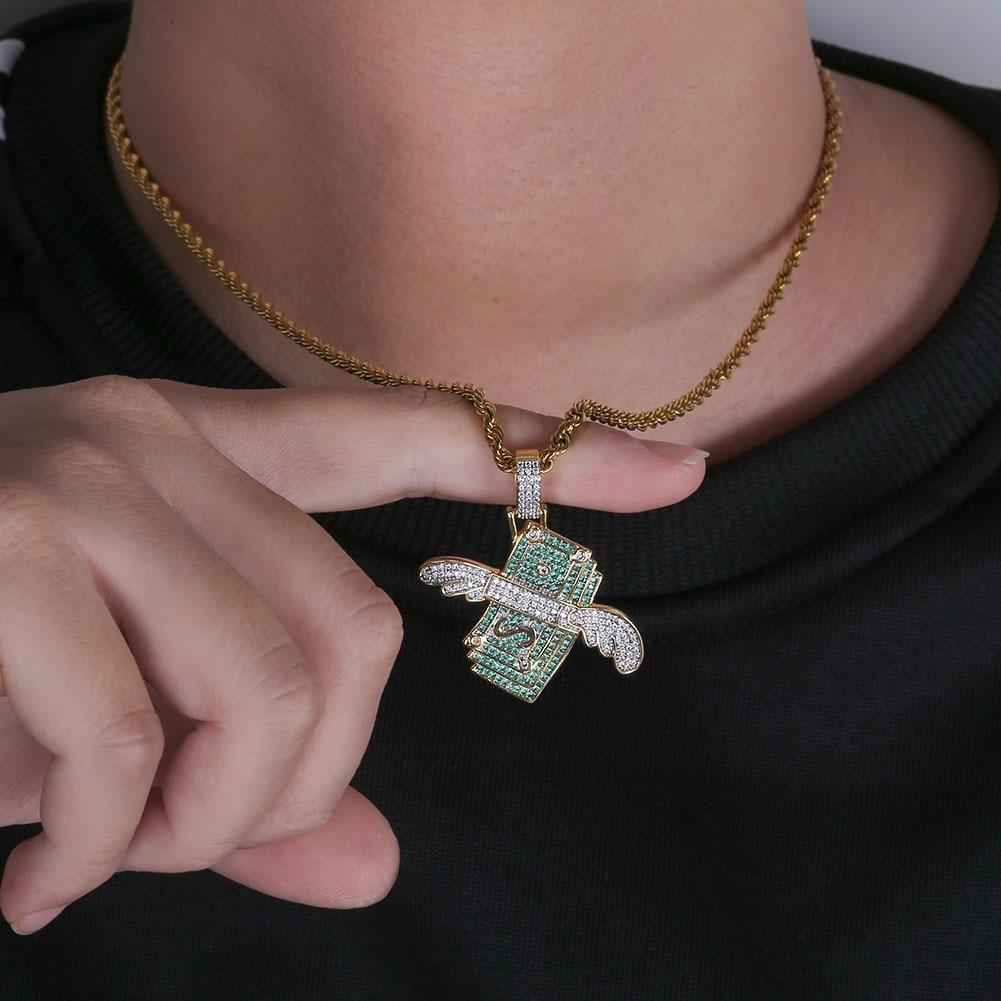 Money Wings Pendant 18K - ICECI