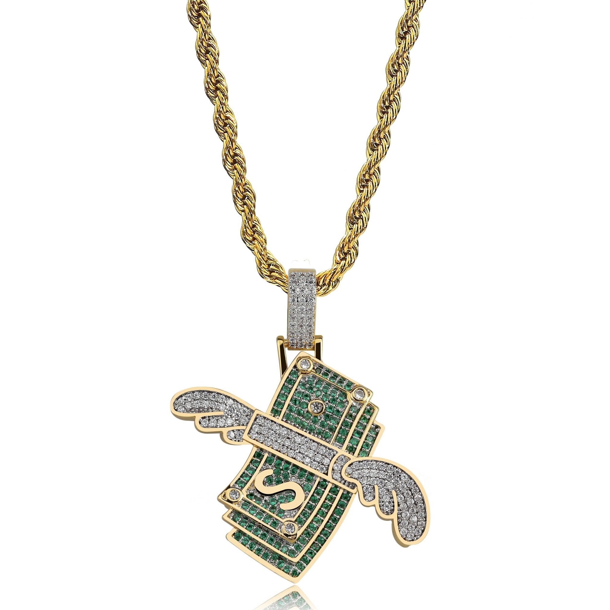 Money Wings Pendant 18K - ICECI