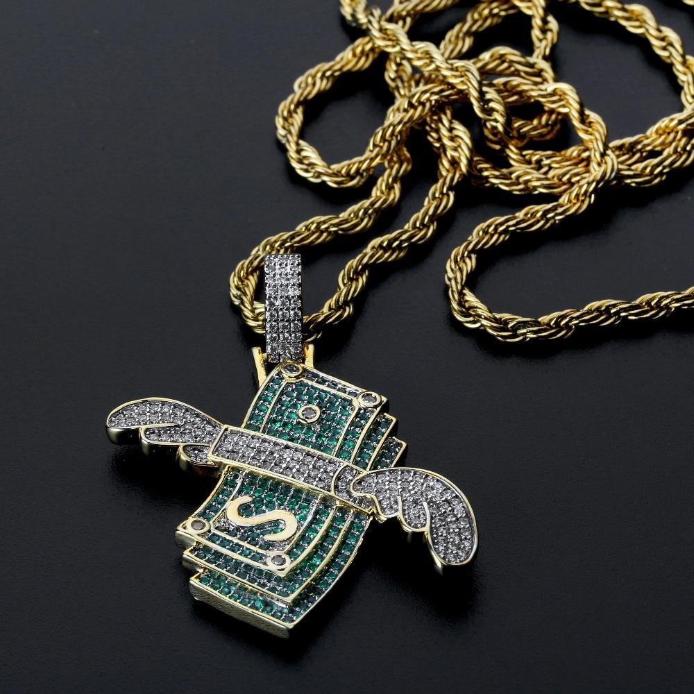 Money Wings Pendant 18K - ICECI