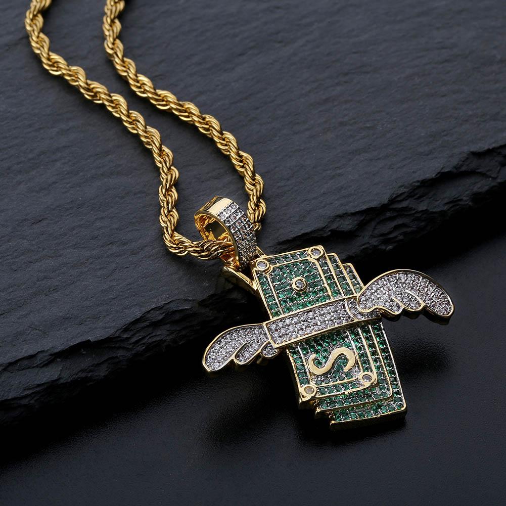 Money Wings Pendant 18K - ICECI
