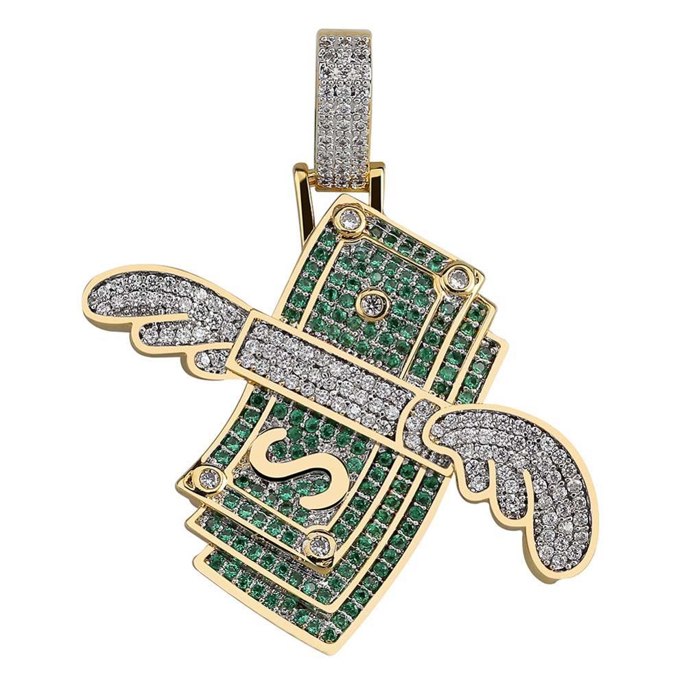 Money Wings Pendant 18K - ICECI