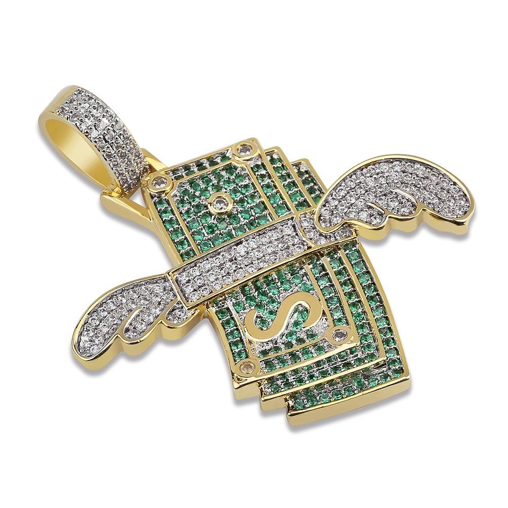 Money Wings Pendant 18K - ICECI