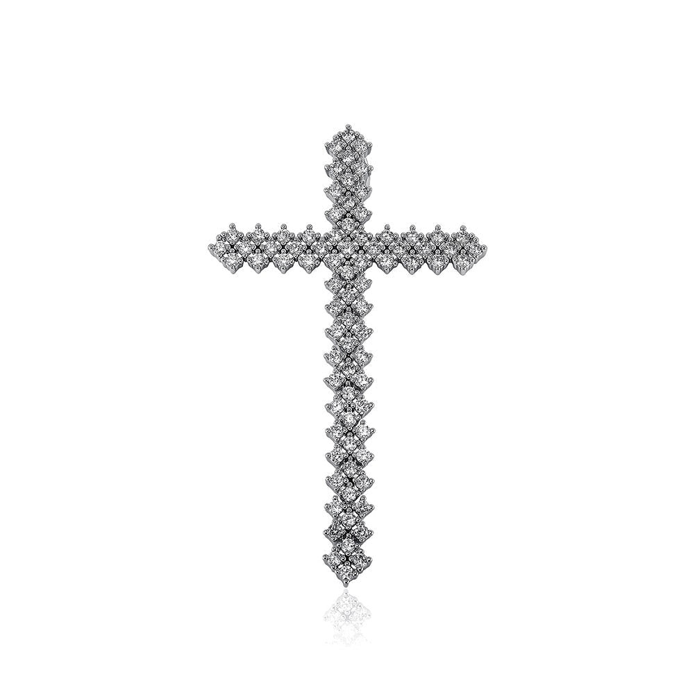 Movable Cross Pendant 14K - ICECI