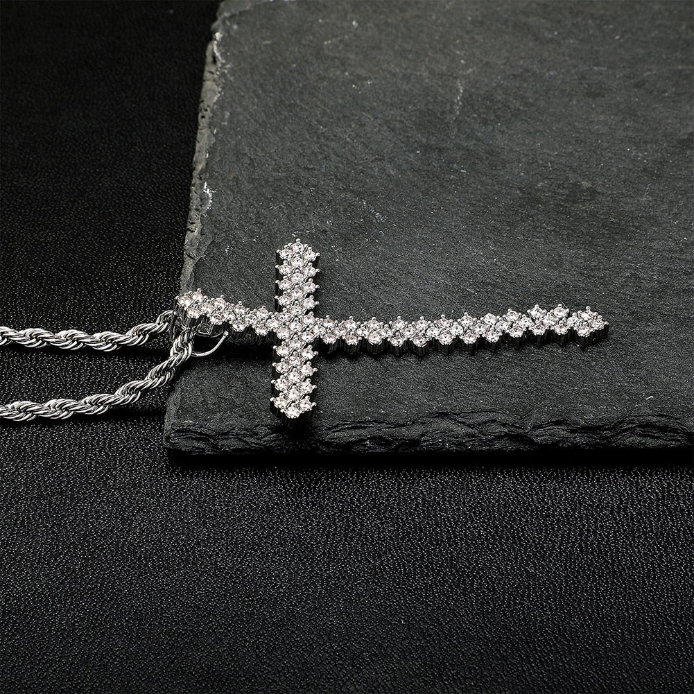 Movable Cross Pendant 14K - ICECI