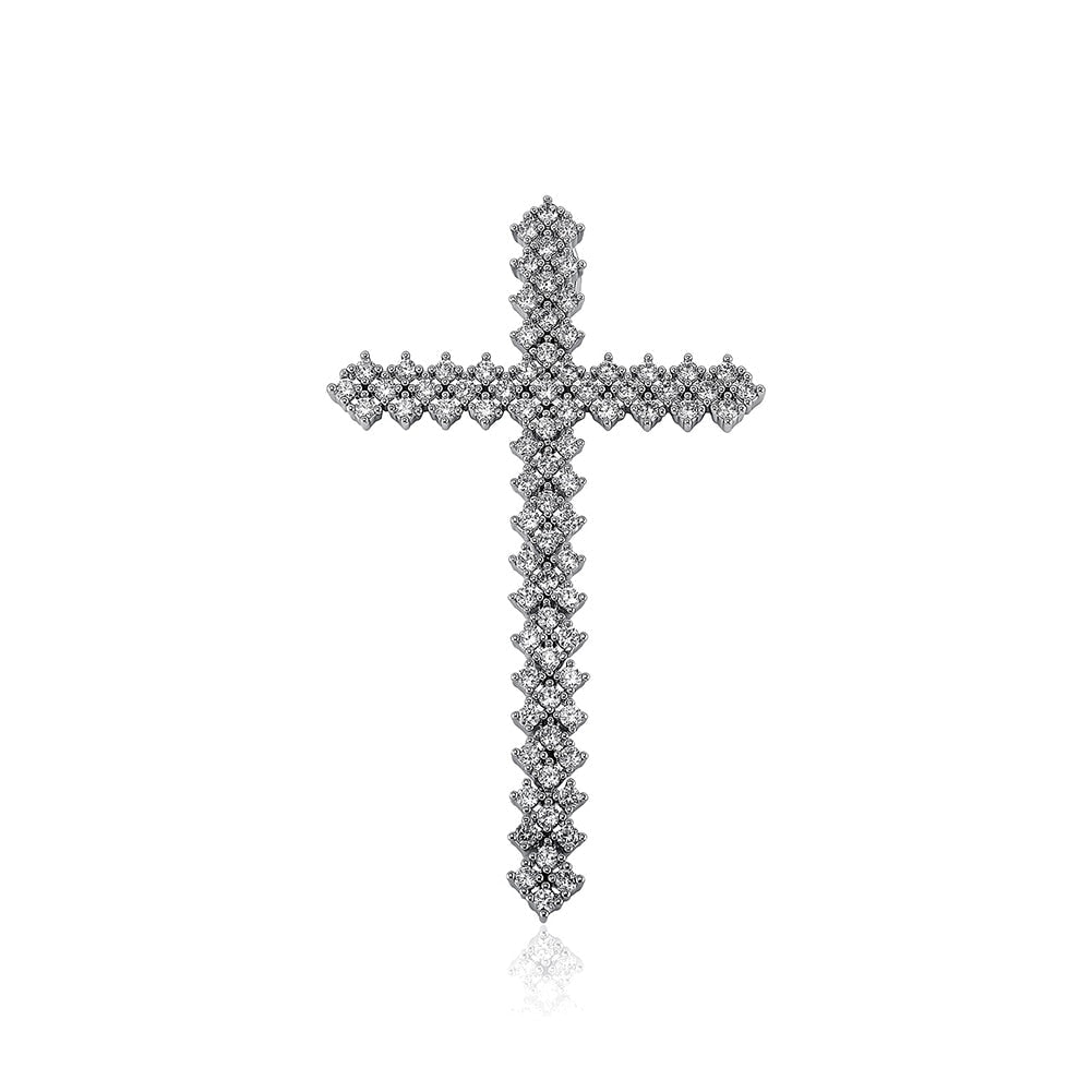 Movable Cross Pendant 14K - ICECI