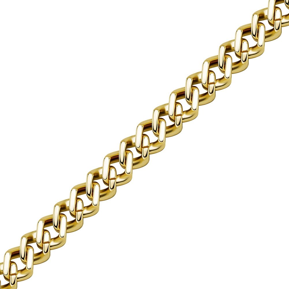 Multicolor Cuban Link Bracelet 14K - ICECI